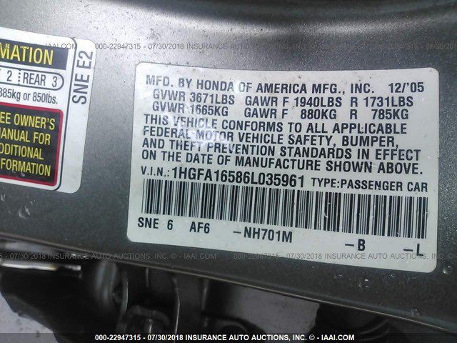 2006 Honda Civic Image 9