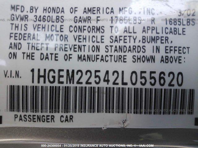 2002 Honda Civic Image 9