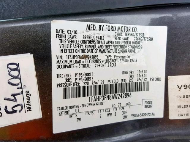 2010 Ford Focus Image 10