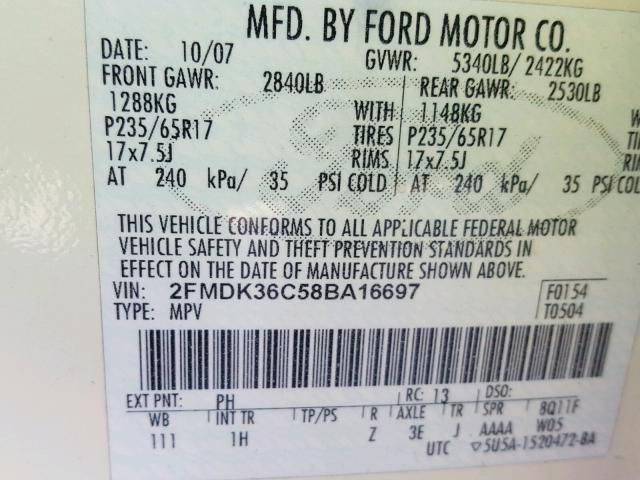 2008 Ford Edge Image 10