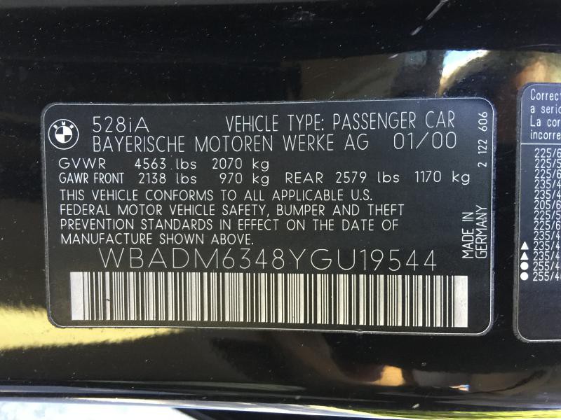 2000 BMW 5 Series Image 17