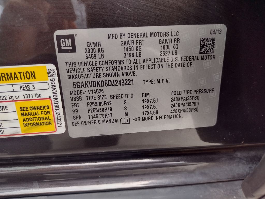 2013 Buick Enclave Image 23