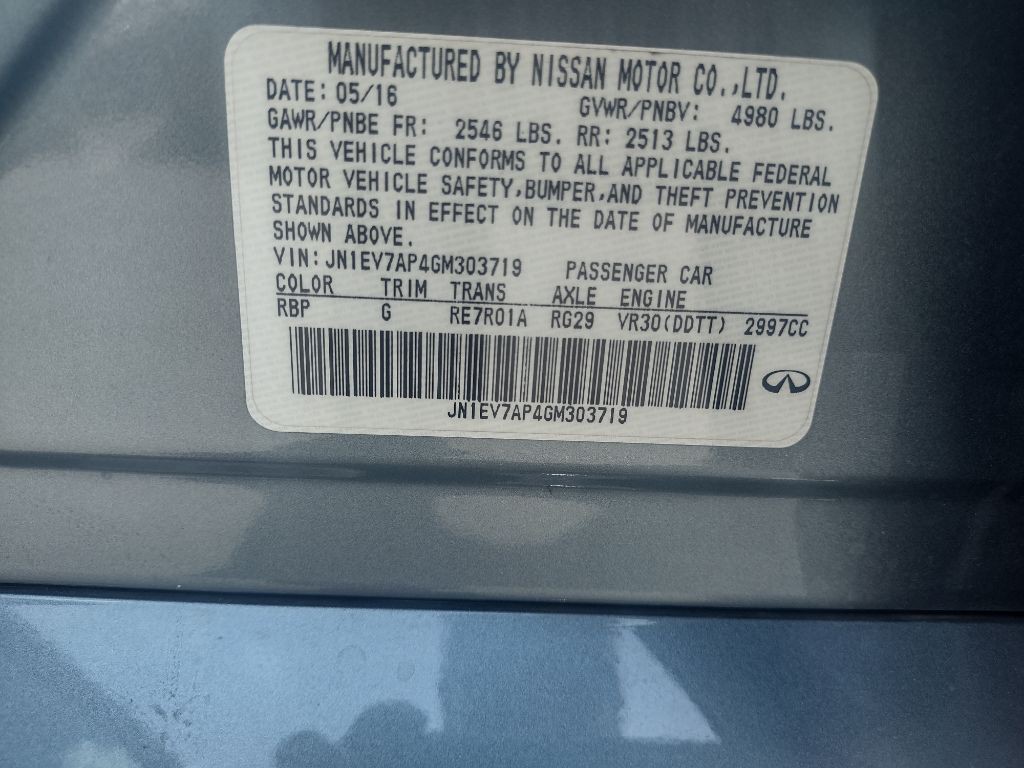 2016 INFINITI Q50 Image 24