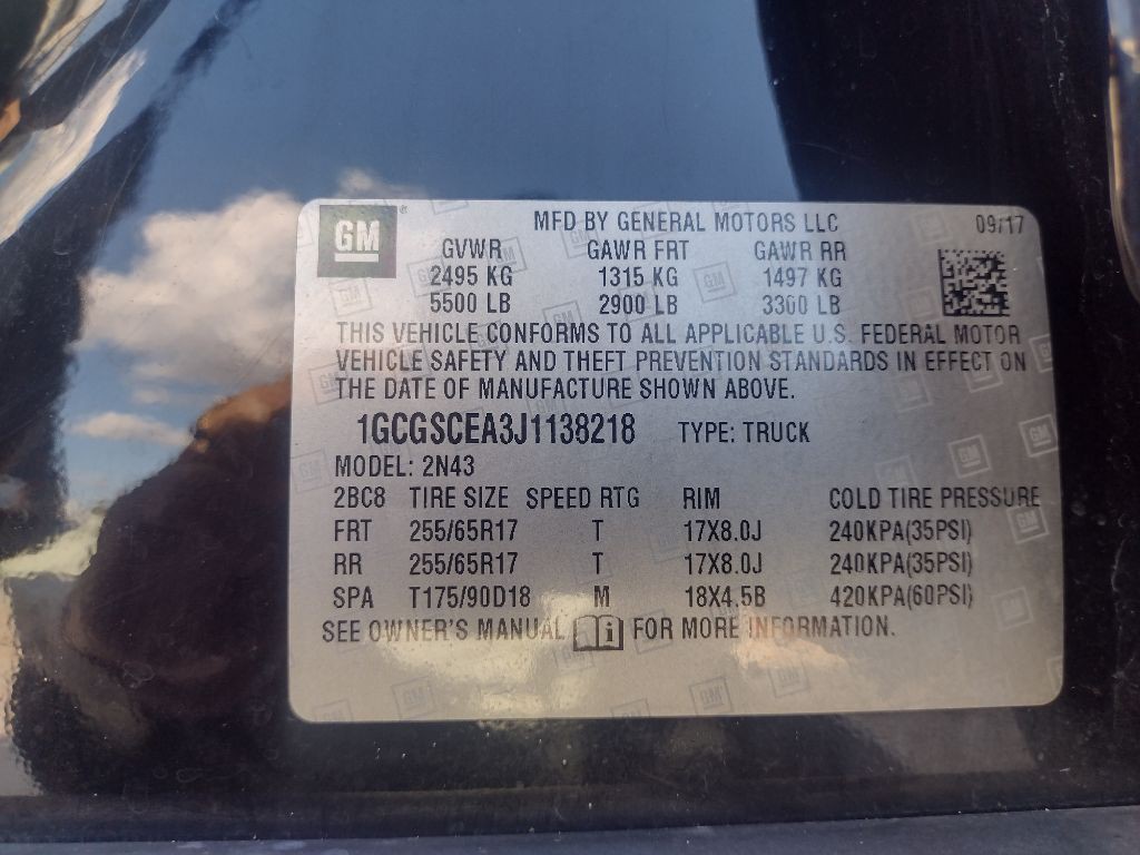 2018 Chevrolet Colorado Image 20