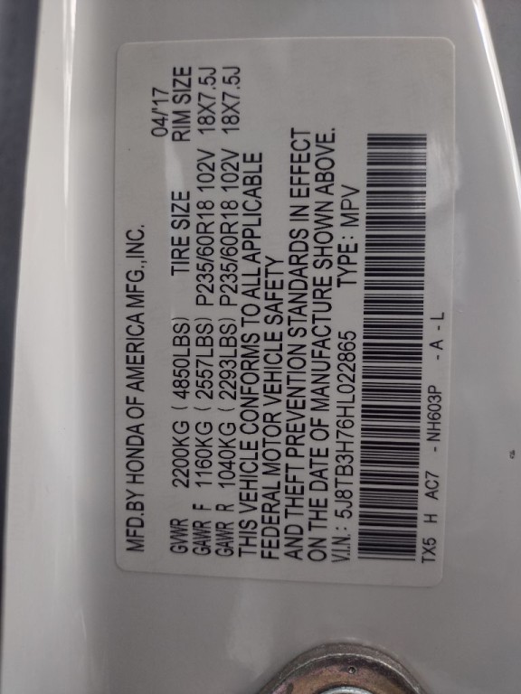 2017 Acura RDX Image 25