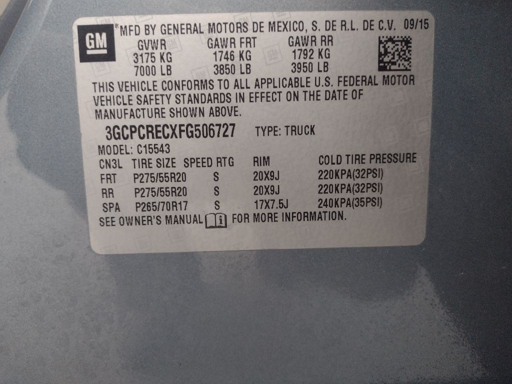 2015 Chevrolet Silverado 1500 Image 22