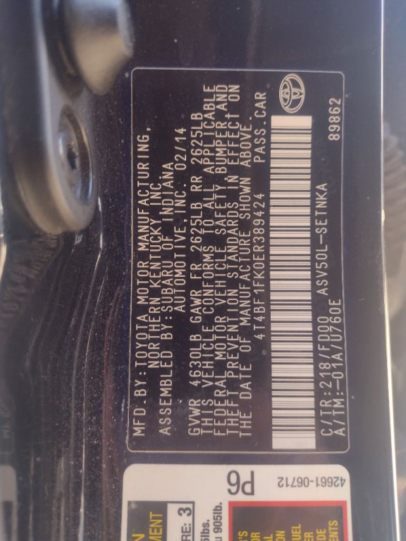 2014 Toyota Camry Image 22