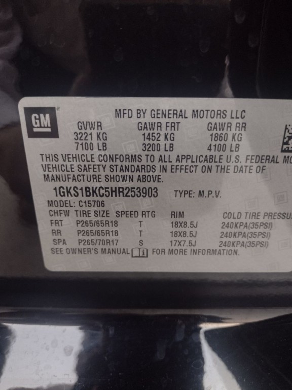 2017 GMC Yukon Image 24