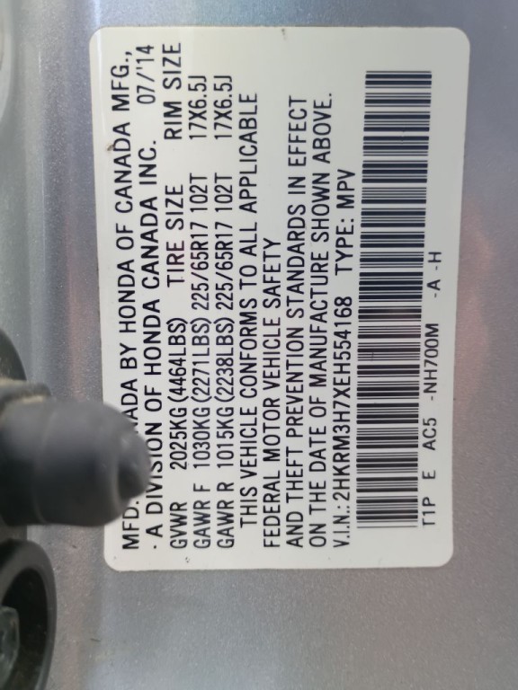 2014 Honda CR-V Image 22
