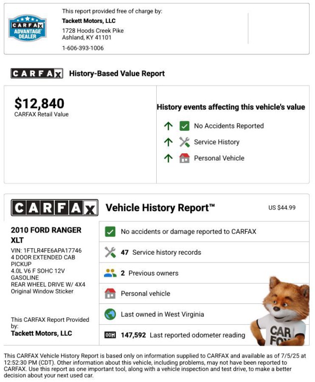 2010 Ford Ranger Image 3
