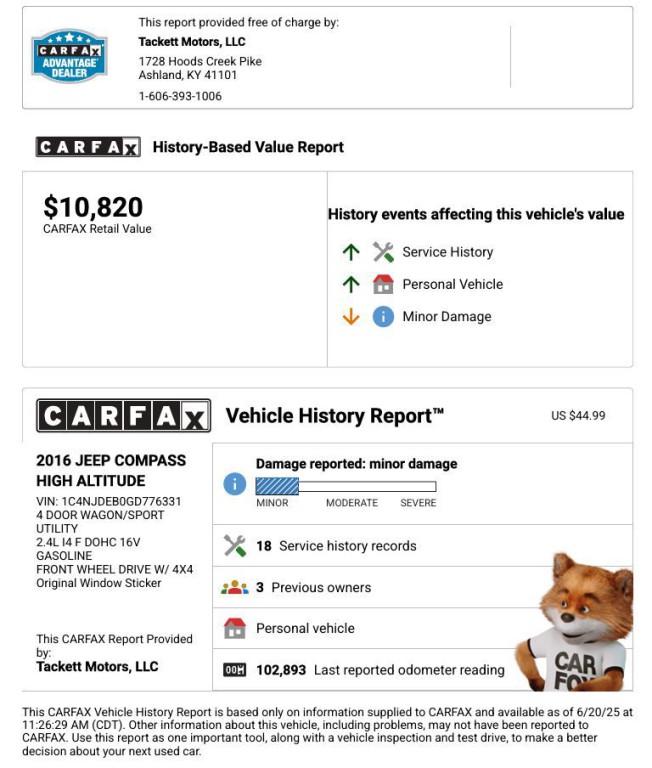 2016 Jeep Compass Image 17