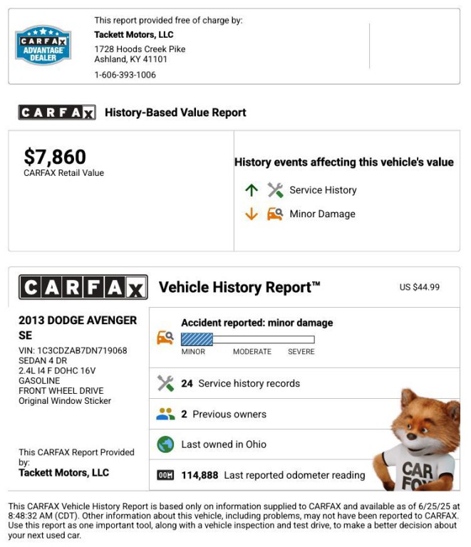 2013 Dodge Avenger Image 2
