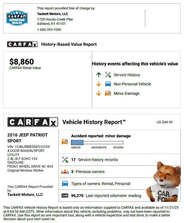 2016 Jeep Patriot Image 3