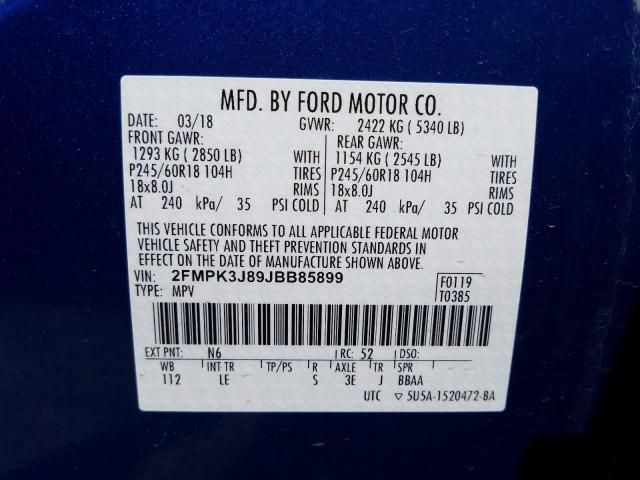 2018 Ford Edge Image 10