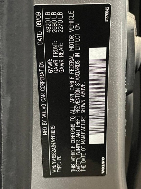 2010 Volvo S80 Image 34