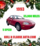 Image for 1993 Honda Civic del Sol S ID: 6888522