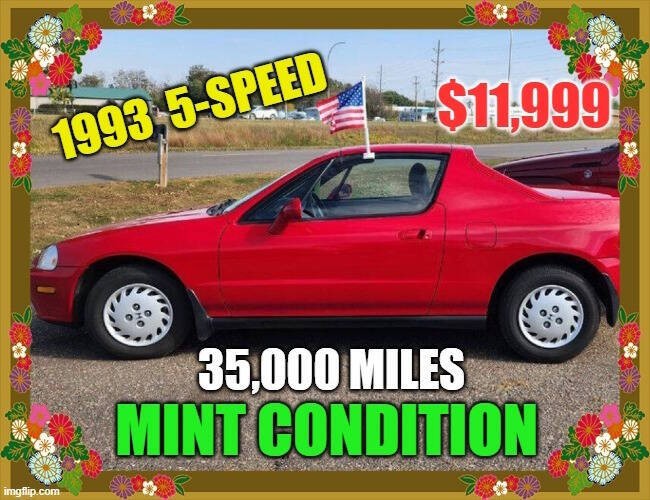 1993 Honda Civic del Sol Image 2