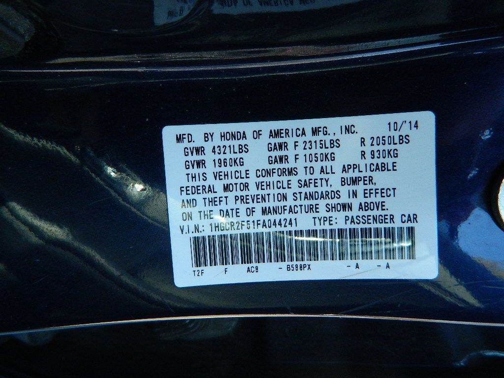 2015 Honda Accord Image 11