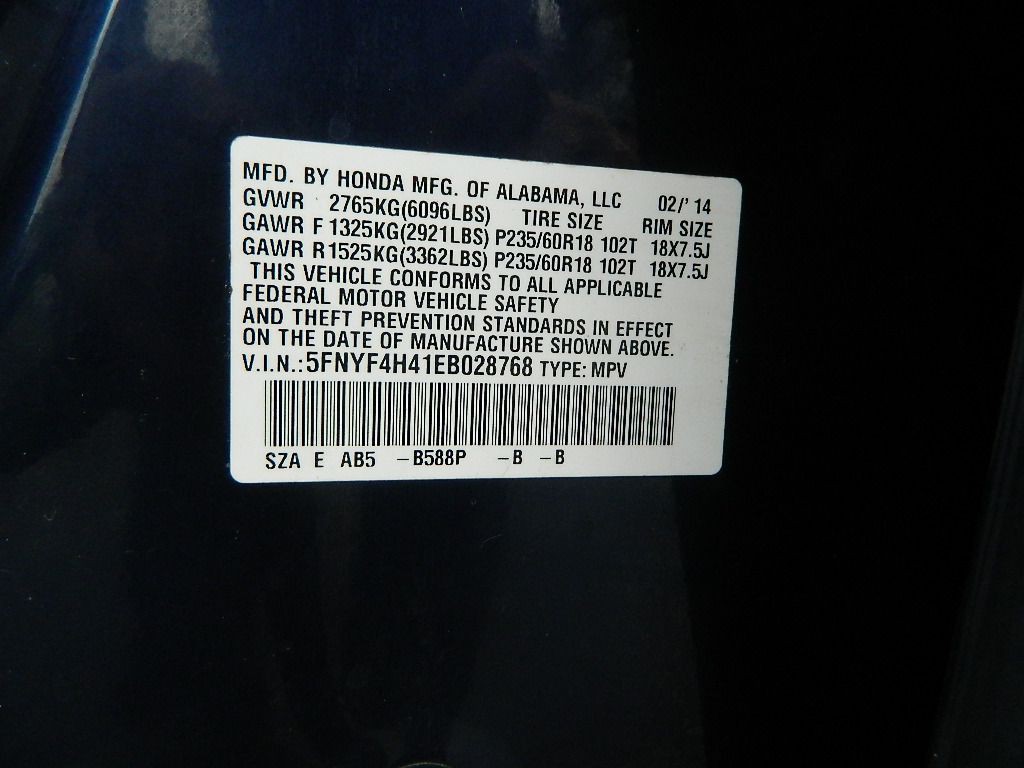 2014 Honda Pilot Image 12