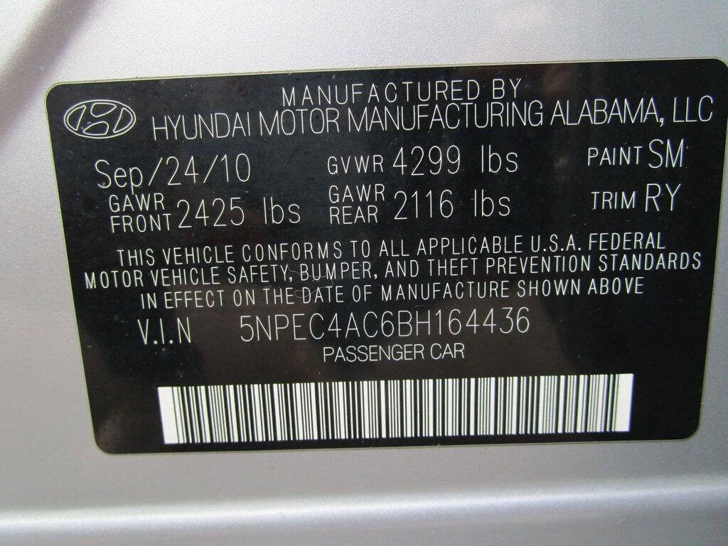 2011 Hyundai Sonata Image 35