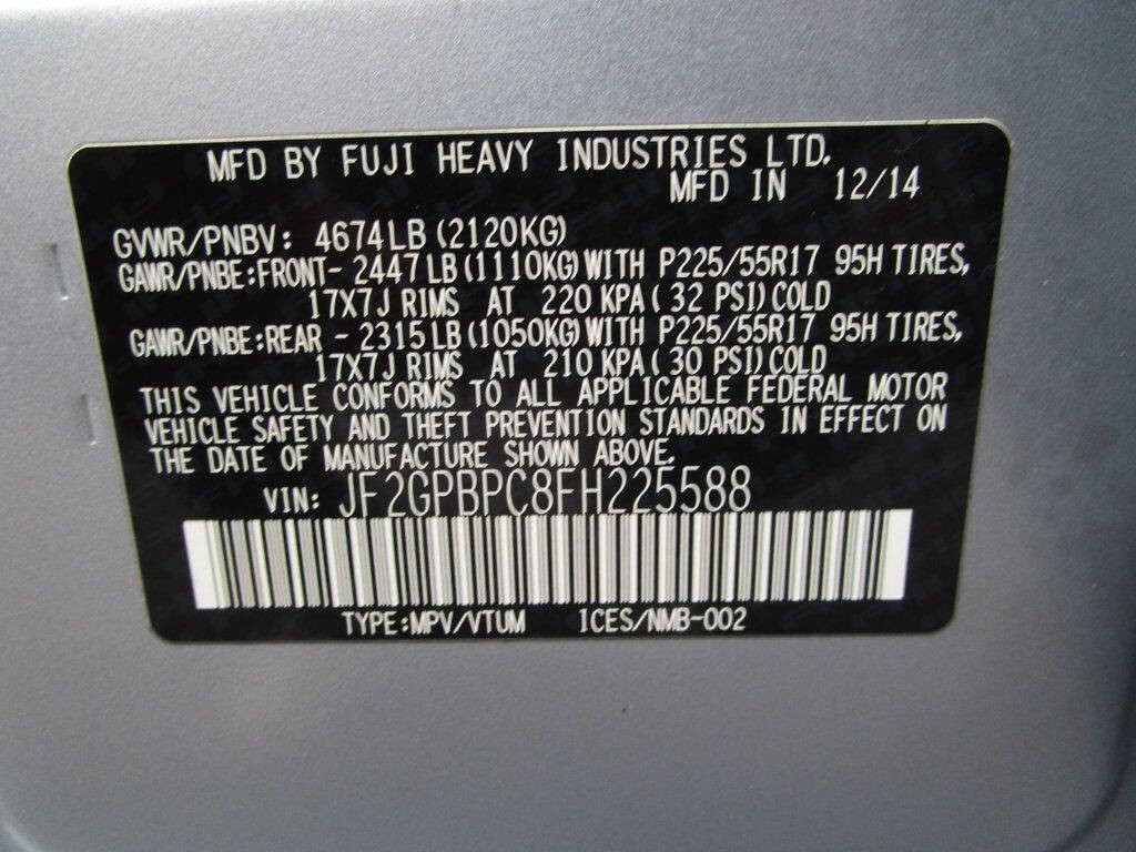 2015 Subaru Crosstrek Image 34