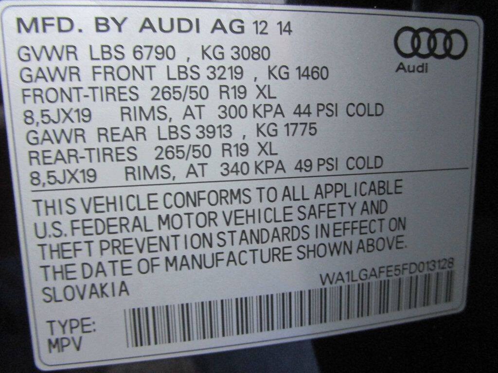 2015 Audi Q7 Image 37