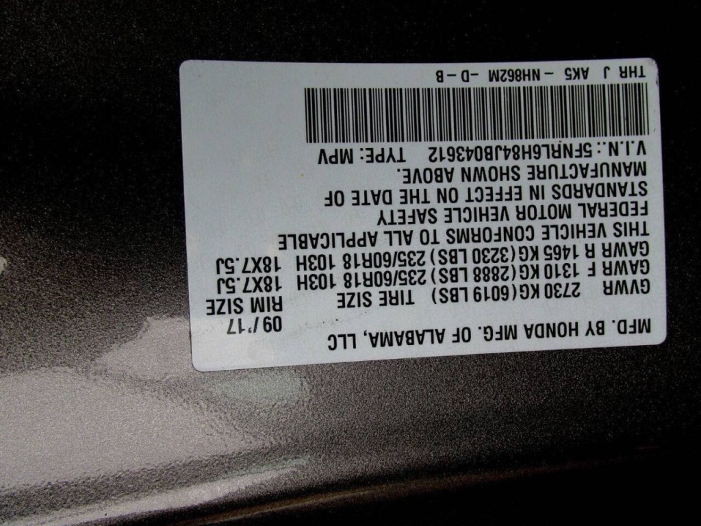 2018 Honda Odyssey Image 41