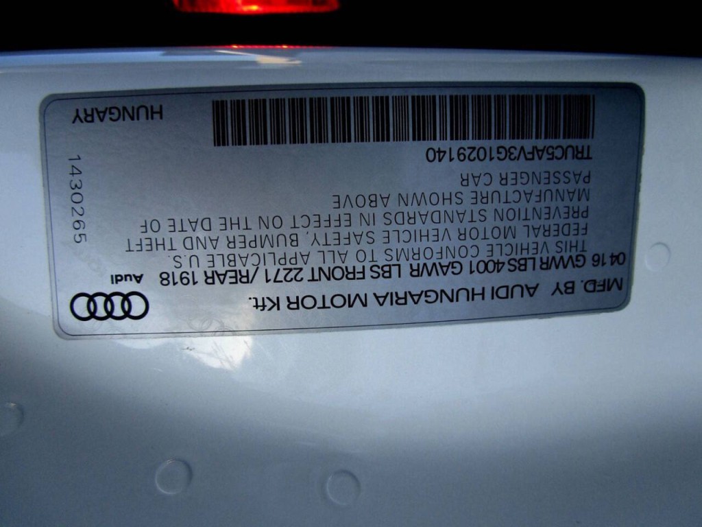 2016 Audi TT Image 38