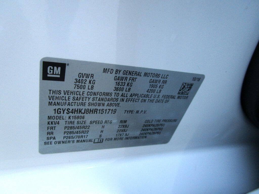 2017 Cadillac Escalade Image 48