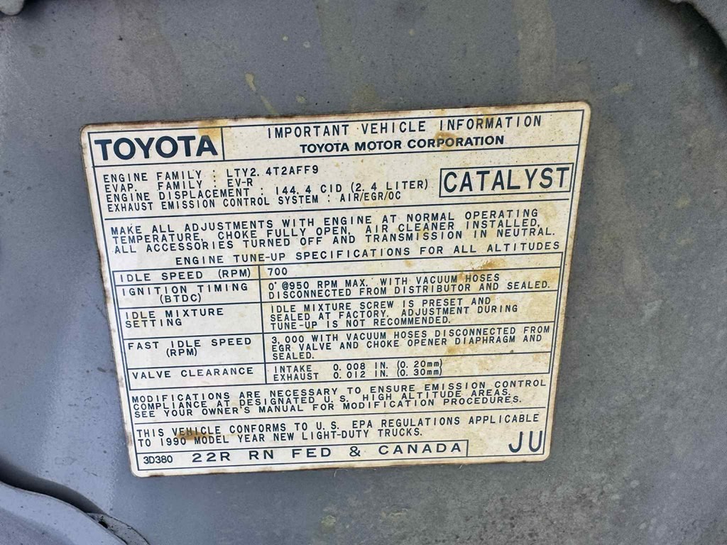 1990 Toyota Pickup Image 22
