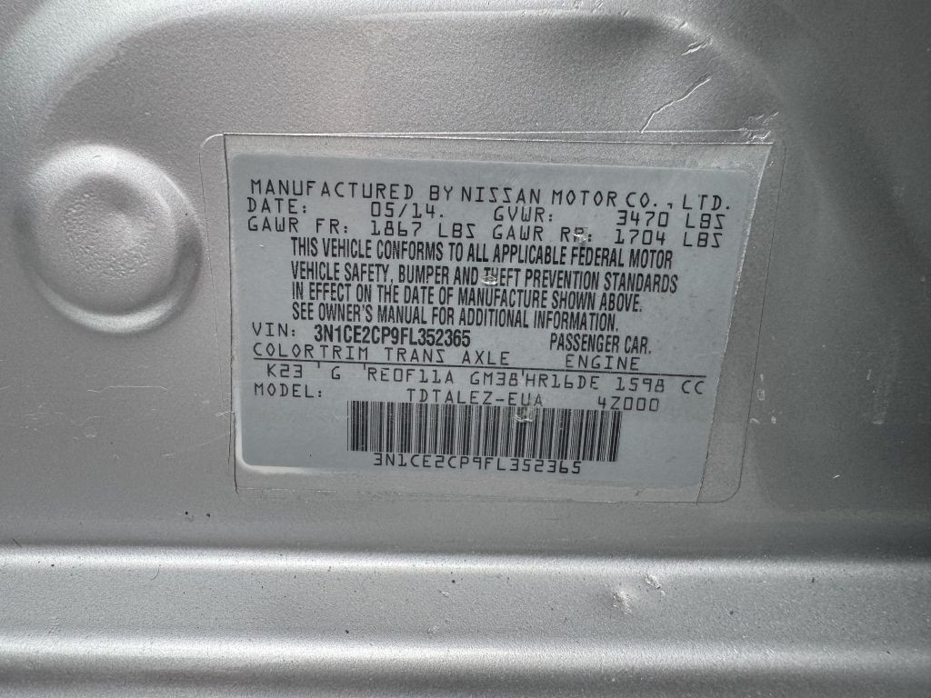 2015 Nissan Versa Image 21