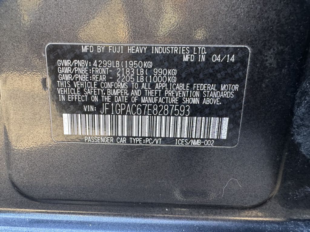 2014 Subaru Impreza Image 21