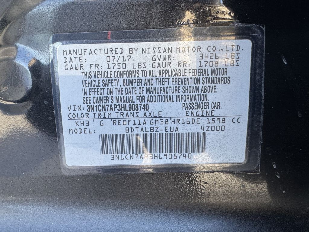 2017 Nissan Versa Image 21