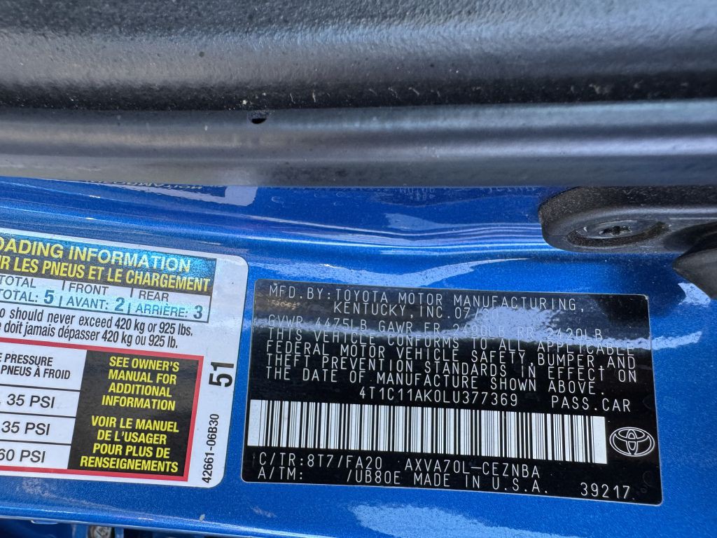 2020 Toyota Camry Image 22