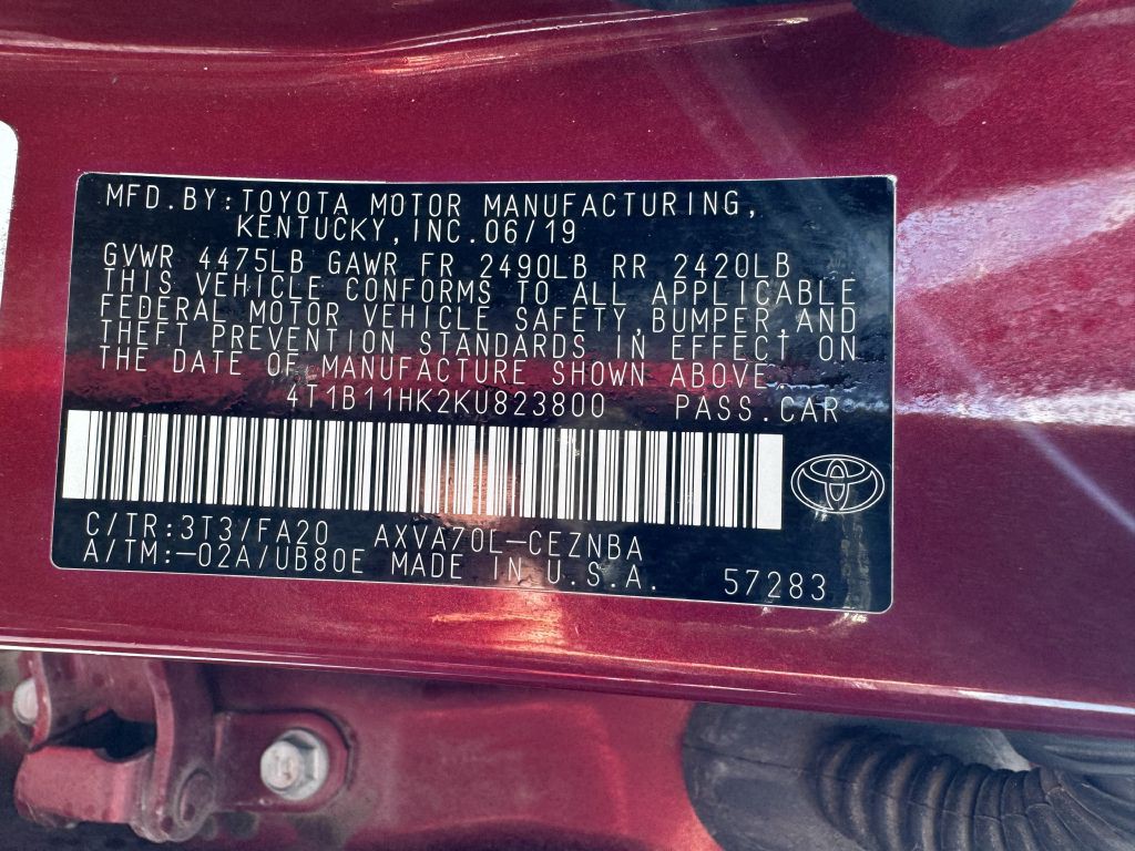 2019 Toyota Camry Image 22