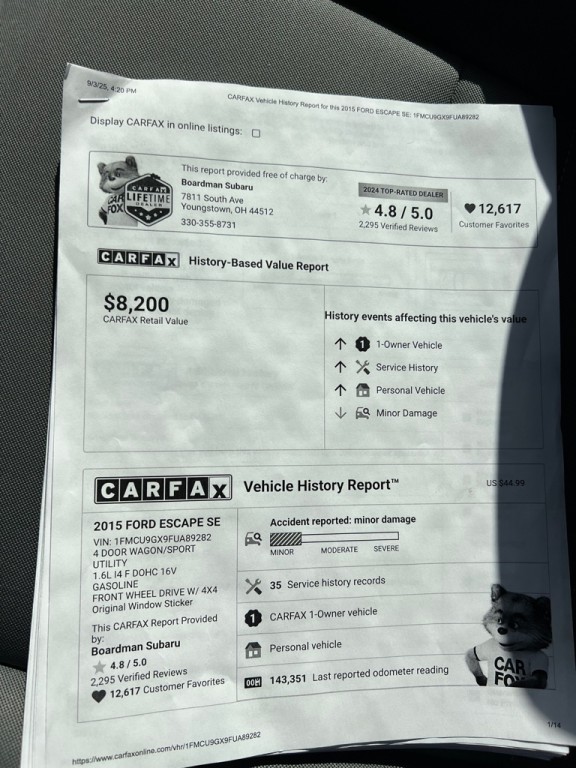 2015 Ford Escape Image 8