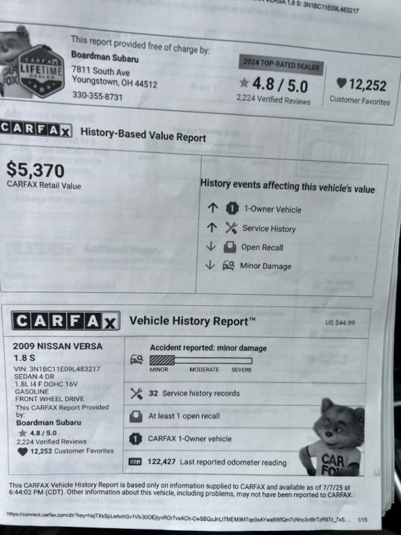 2009 Nissan Versa Image 2
