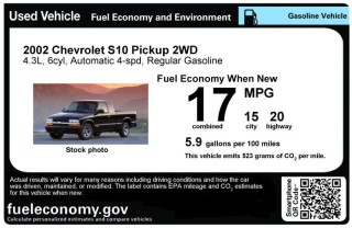 Image for 2002 Chevrolet S10 S10 EXT CAB ID: 5916937