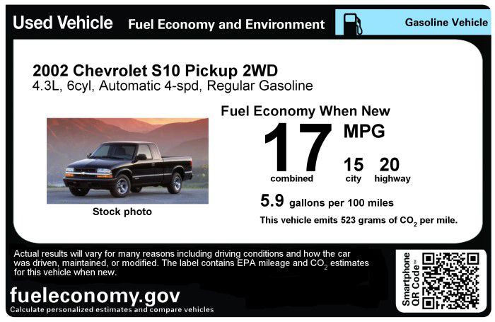 2002 Chevrolet S10 S10 EXT CAB