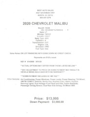 Image for 2020 Chevrolet Malibu LT ID: 6665190