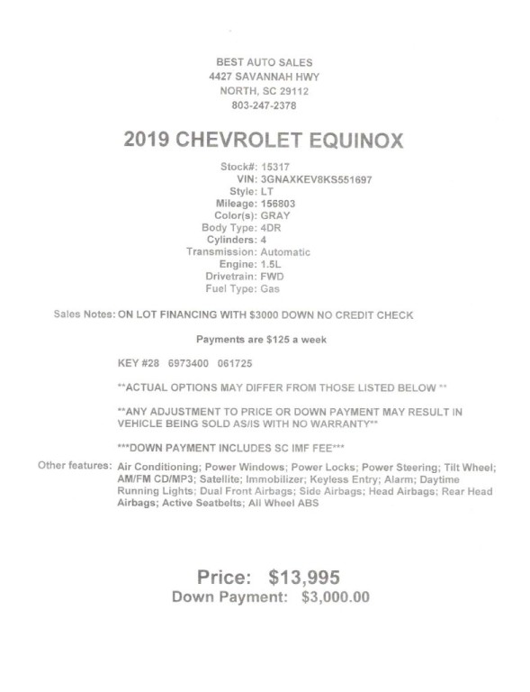 2019 Chevrolet Equinox Image 4