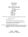Image for 2015 Chrysler 200 Limited ID: 6736014