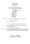 Image for 2013 Kia Sportage BASE ID: 6767265