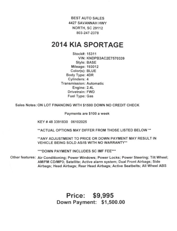 2014 Kia Sportage Image 5