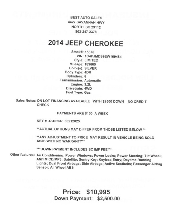 2014 Jeep Cherokee Image 4