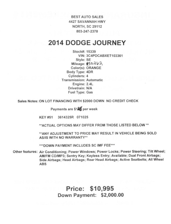 2014 Dodge Journey Image 8