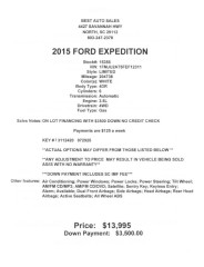 Image for 2015 Ford Expedition Limited ID: 6902004