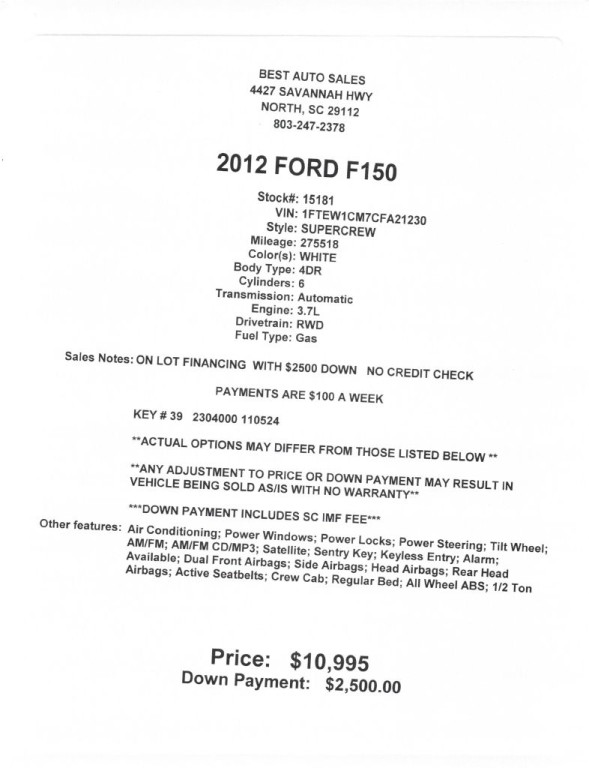 2012 Ford F-150 Image 4