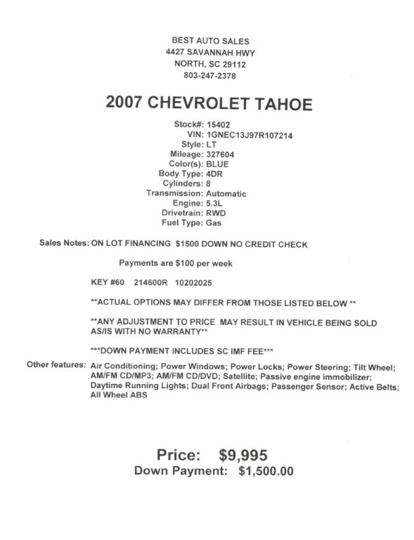 2007 Chevrolet Tahoe LT