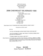 Image for 2006 Chevrolet Silverado 1500  ID: 7037652